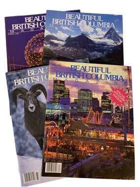 Set of 1986 Beautiful British Columbia magazines
